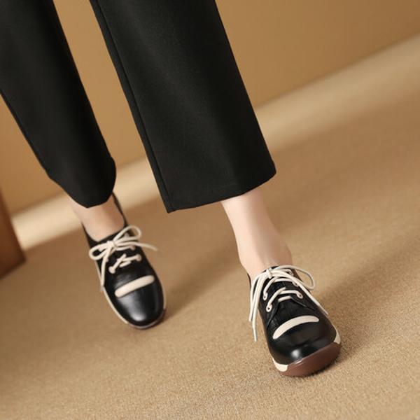 Elegantly Crafted Luxury Leather Handcrafted Women's Shoes(Exinyimeik831)