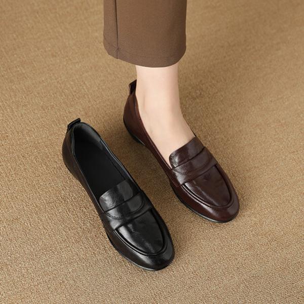 Elegant Artisan-Made Genuine Leather Women's Shoes: Luxury Redefined(Exinyimeik840)