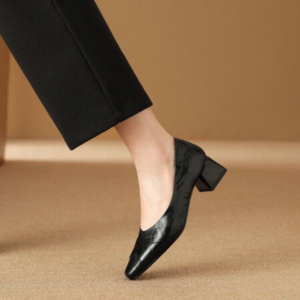 Handcrafted Luxury Leather Women's Shoes, Exquisite Quality(Exinyimeik841)