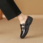 Elegant Handmade Leather Women's Shoes: A Masterpiece of Luxury Craftsmanship(Exinyimeik843)