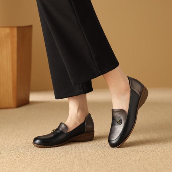 Elegant Handcrafted Leather Women's Shoes - Exquisite Quality & Luxury Design(Exinyimeik848)