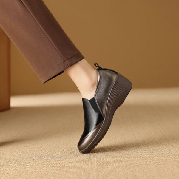 Luxury Handcrafted Genuine Leather Women's Shoes - Timeless Elegance & Quality(Exinyimeik850)