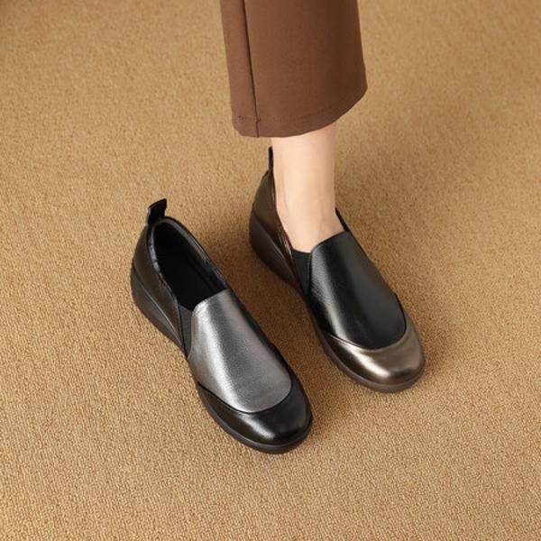 Luxury Handcrafted Genuine Leather Women's Shoes - Timeless Elegance & Quality(Exinyimeik850)