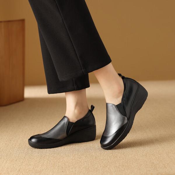Luxury Handcrafted Genuine Leather Women's Shoes - Timeless Elegance & Quality(Exinyimeik850)