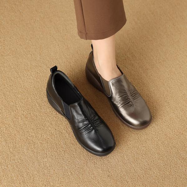 Handcrafted Luxury Genuine Leather Women's Shoes - Elegant Craftsmanship(Exinyimeik851)