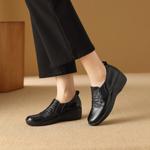 Handcrafted Luxury Genuine Leather Women's Shoes - Elegant Craftsmanship(Exinyimeik851)