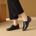 Handcrafted Leather Women's Shoes: Elegant Luxury(Exinyimeik854)