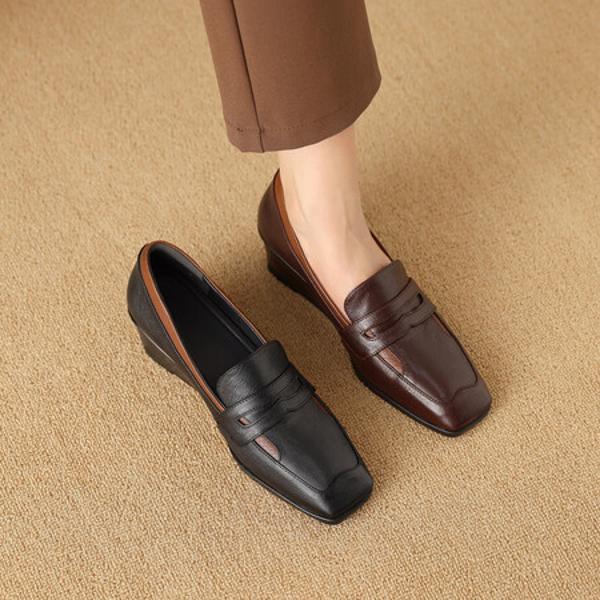 Exquisite Handcrafted Leather Women’s Shoes: Elegant Luxury(Exinyimeik862)