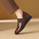 Handcrafted Genuine Leather Women's Shoes - Luxe Elegance(Exinyimeik863)