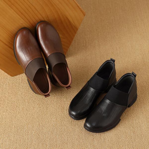 Handcrafted Genuine Leather Women's Shoes - Luxe Elegance(Exinyimeik863)