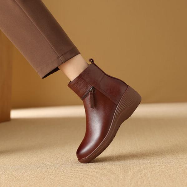 Handcrafted Leather Women's Shoes: Elegant Luxury Quality(Exinyimeik866)