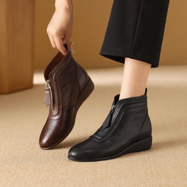 Handcrafted Luxury Leather Women's Shoes - Elegant Artistry(Exinyimeik869)