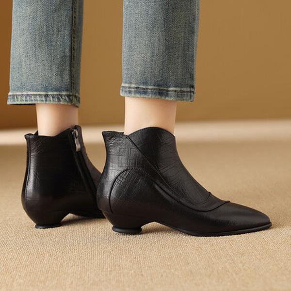 Luxurious Handmade Leather Women's Shoes: Crafted Elegance.(Exinyimeik875)