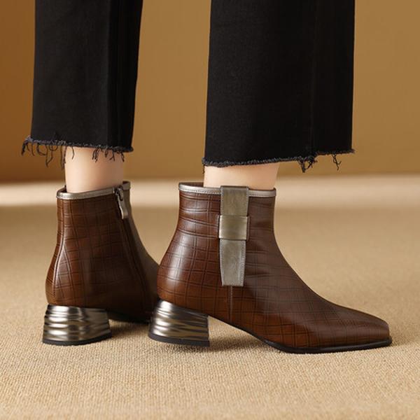 Handcrafted Genuine Leather Women's Shoes: Elegant Luxury with Superior Craftsmanship(Exinyimeik873)