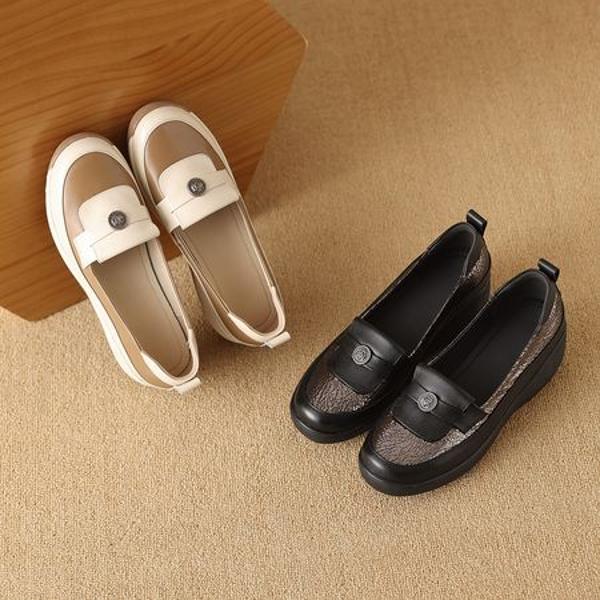 Exquisite Handcrafted Leather Women's Shoes: Luxe Elegance(Exinyimeik883)