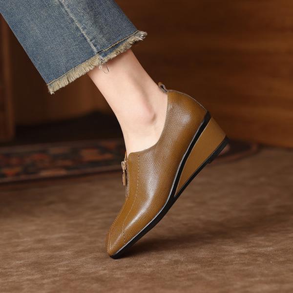 Exquisite Handmade Leather Women's Shoes: Luxurious Elegance in Craftsmanship(Exinyimeik886)