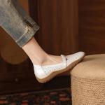 Handcrafted Luxury Leather Women's Shoes - Exquisite Craftsmanship & Timeless Elegance(Exinyimeik890)