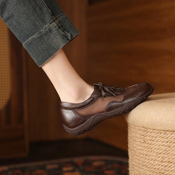 Elegant Handcrafted Genuine Leather Women's Shoes - Luxury Quality(Exinyimeik893)