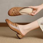 Luxurious Handmade Leather Women's Shoes: Exquisite Craftsmanship & Elegance(Exinyimeik908)