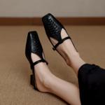 Luxury Handcrafted Leather Women’s Shoes, Elegance Redefined(Exinyimeik906)
