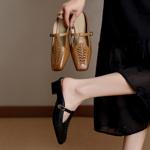 Luxury Handcrafted Leather Women’s Shoes, Elegance Redefined(Exinyimeik906)