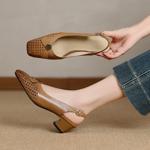 Handcrafted Genuine Leather Women's Shoes: Luxurious, Elegant Quality.(Exinyimeik902)