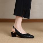 Handcrafted Genuine Leather Women's Shoes: Luxurious, Elegant Quality.(Exinyimeik902)