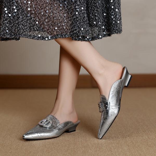 Handcrafted Luxury Leather Women's Shoes - Elegance in Every Step(Exinyimeik905)