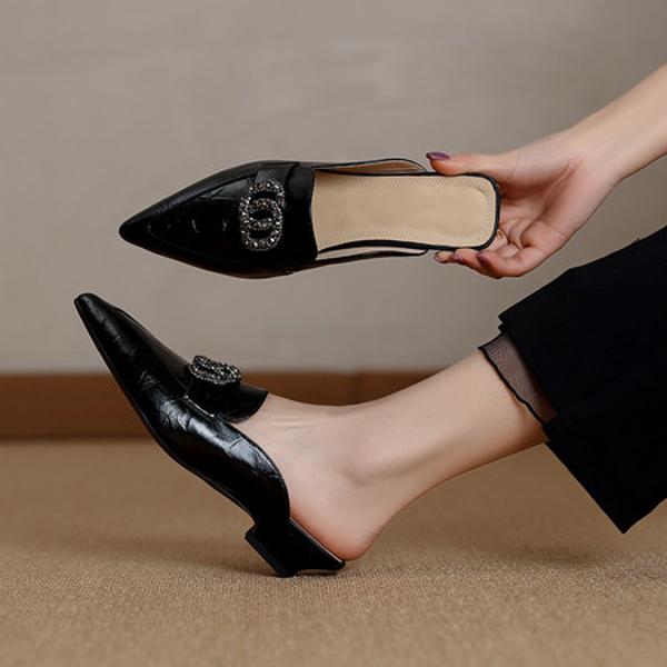 Handcrafted Luxury Leather Women's Shoes - Elegance in Every Step(Exinyimeik905)