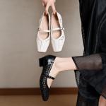 Handcrafted Leather Women's Shoes: Luxurious Elegance(Exinyimeik910)