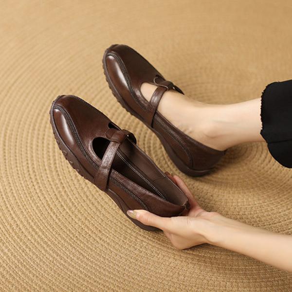 Exquisite Handmade Genuine Leather Women's Shoes: Elegance Meets Luxury Craftsmanship(Exinyimeik917)