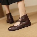 Handcrafted Luxury Leather Women's Shoes - Elegant Quality(Exinyimeik922)