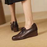 Elegant Handcrafted Genuine Leather Women's Shoes(Exinyimeik927)