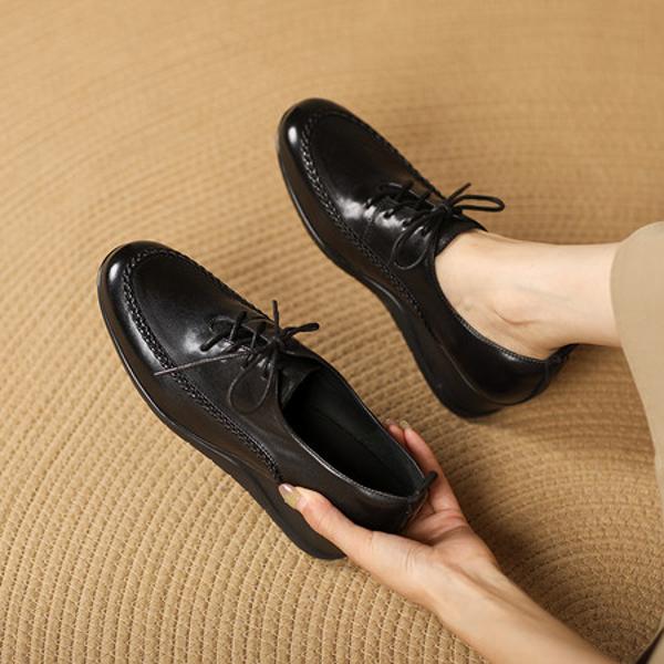 Handcrafted Genuine Leather Women's Shoes: Elegance in Every Stitch(Exinyimeik928)