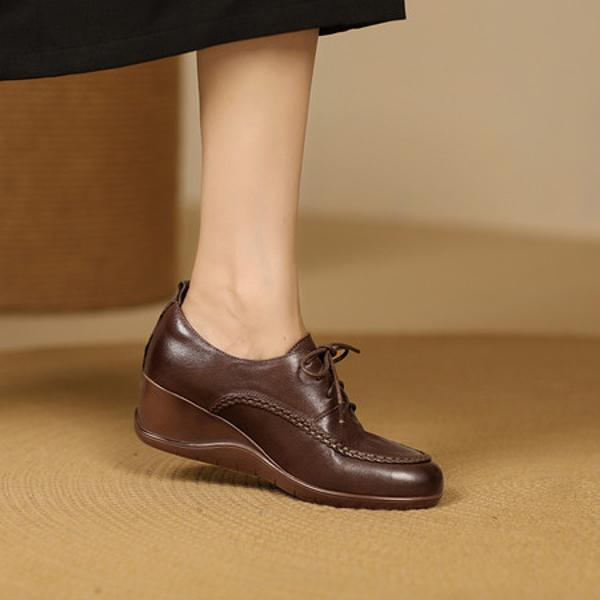 Handcrafted Genuine Leather Women's Shoes: Elegance in Every Stitch(Exinyimeik928)