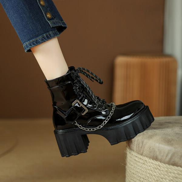 Elegantly Crafted Genuine Leather Women's Shoes: Luxury at Its Finest(EyunshangxtM2037-1)