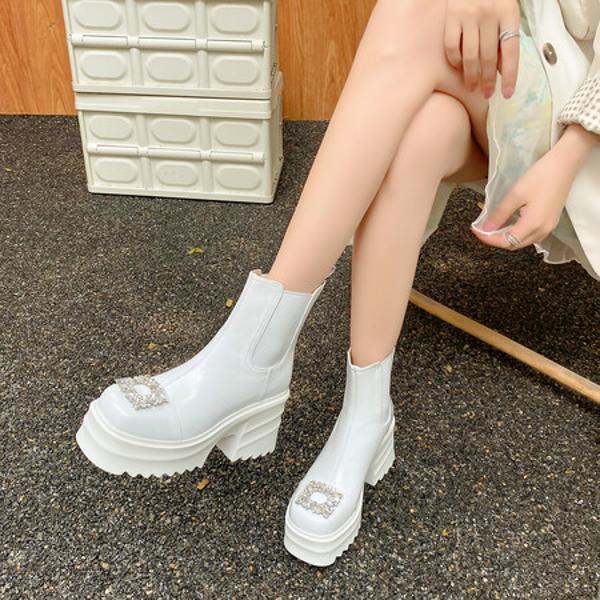 Handcrafted Genuine Leather Women's Shoes, Elegantly Luxurious(EyunshangxbM773)