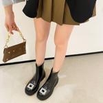 Handcrafted Luxury Genuine Leather Women's Shoes - Elegant Craftsmanship(Eyunshangxy2030)