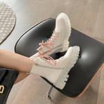 Luxurious Handcrafted Leather Shoes for Elegant Women(Eyunshangxw5289)