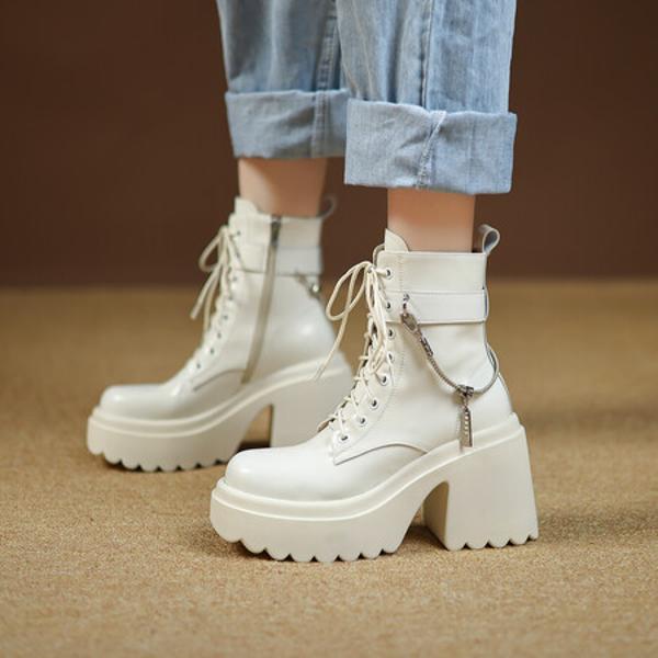 Handcrafted Leather Women's Shoes: Elegance & Luxury Redefined(EyunshangxysC2967)