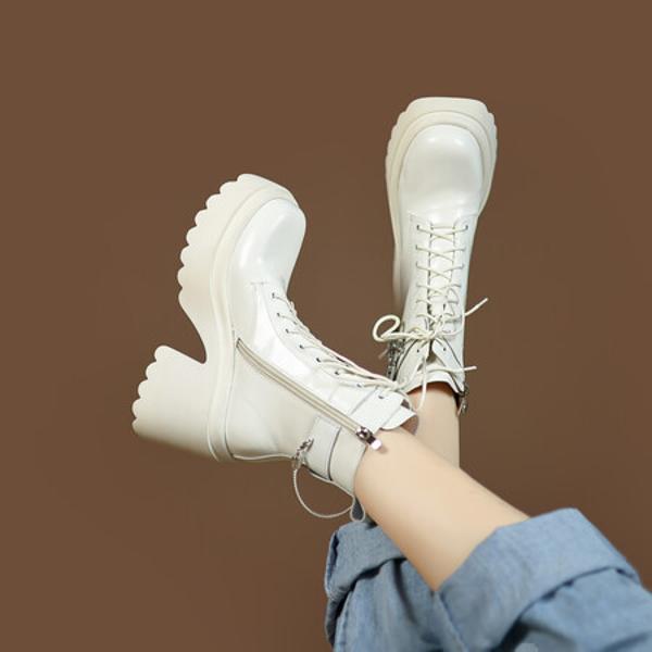 Handcrafted Leather Women's Shoes: Elegance & Luxury Redefined(EyunshangxysC2967)