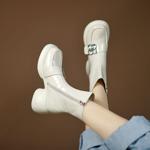 Handcrafted Luxury Leather Women's Shoes: Elegant Artistry and Quality(EyunshangxysC2969)