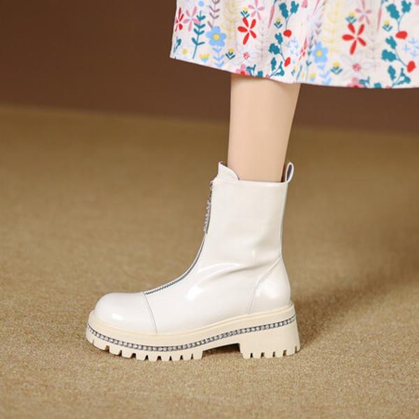 Elegant Handmade Leather Women's Shoes: Exquisite Craftsmanship & Luxury Quality(EyunshangxCA2975-1)