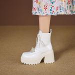 Handcrafted Luxury Leather Women's Shoes  (EyunshangxCA2973)