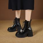 Handcrafted Luxury Leather Women's Shoes  (EyunshangxCA2973)