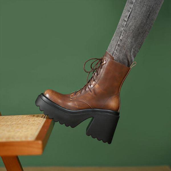 Luxury Handmade Genuine Leather women's shoes - Elegant Craftsmanship(EyunshangxCA2963)