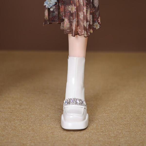 Exquisite Handcrafted Leather Women's Shoes: Luxurious Elegance Unmatched(EyunshangxCA2987)