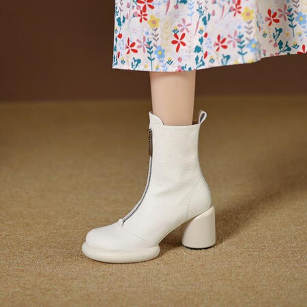 Exquisite Handcrafted Leather Shoes for Elegant Women(EyunshangxCA2981)