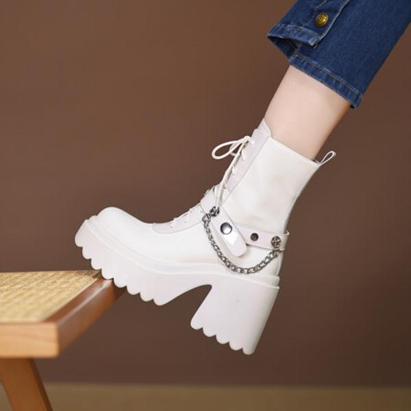 Handcrafted Leather Women’s Shoes: Elegant Artistry & Luxury Quality(EyunshangxCA2988-1)