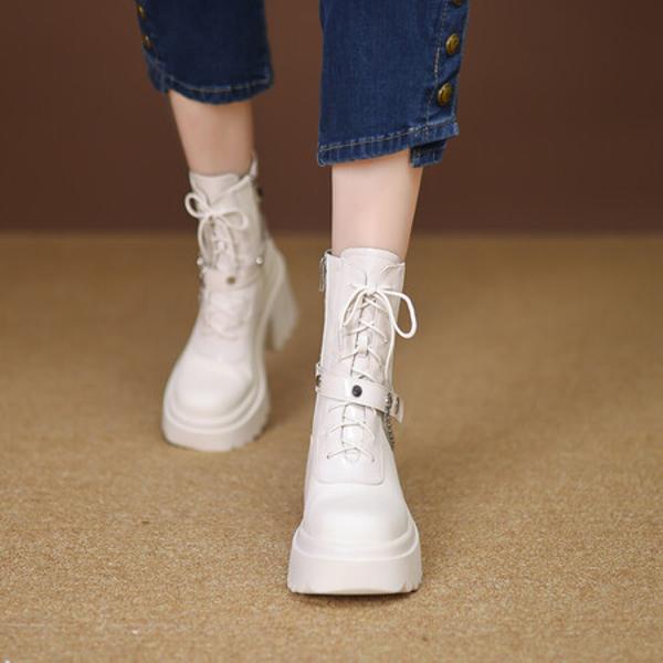 Handcrafted Leather Women’s Shoes: Elegant Artistry & Luxury Quality(EyunshangxCA2988-1)